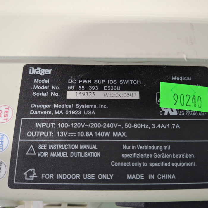 Draeger Medical MS18284 Universal Power Supply IDS