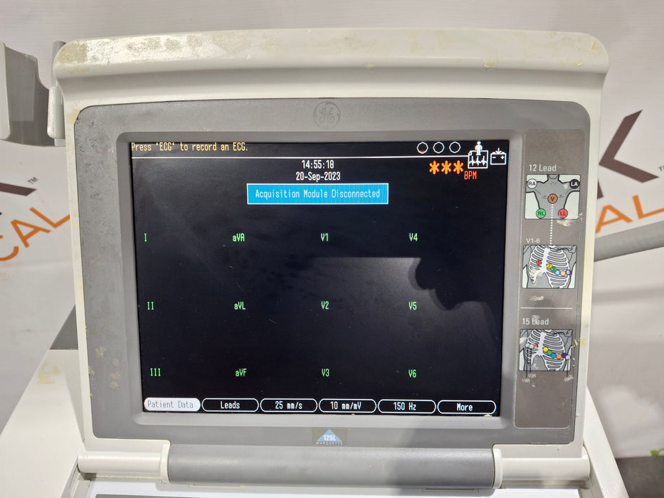 GE Healthcare MAC 5500 HD without CAM Module ECG System