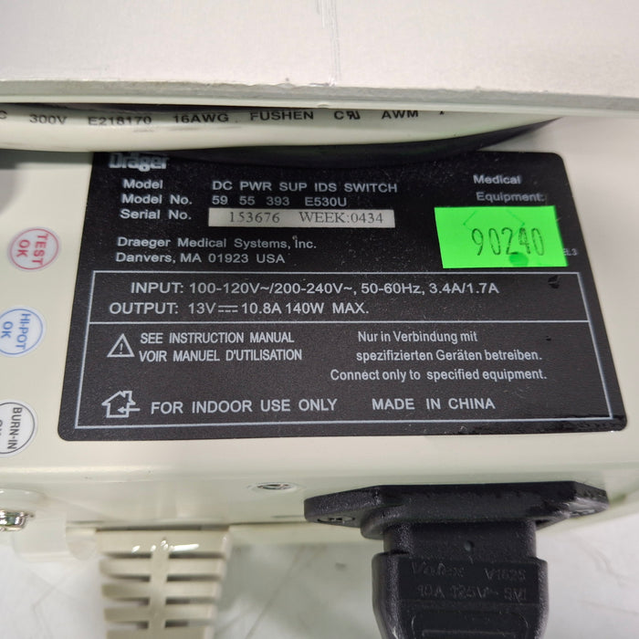 Draeger Medical MS18284 Universal Power Supply IDS