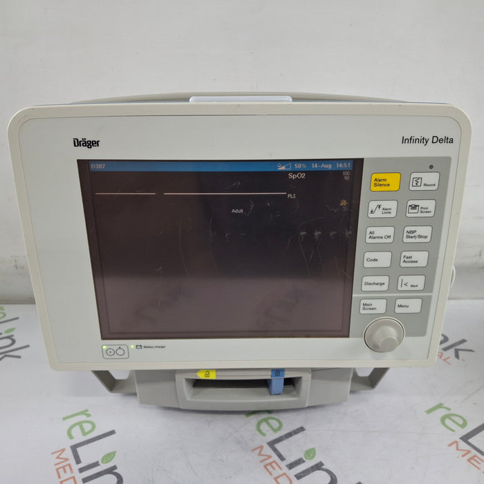 Draeger Medical Infinity Delta Patient Monitor