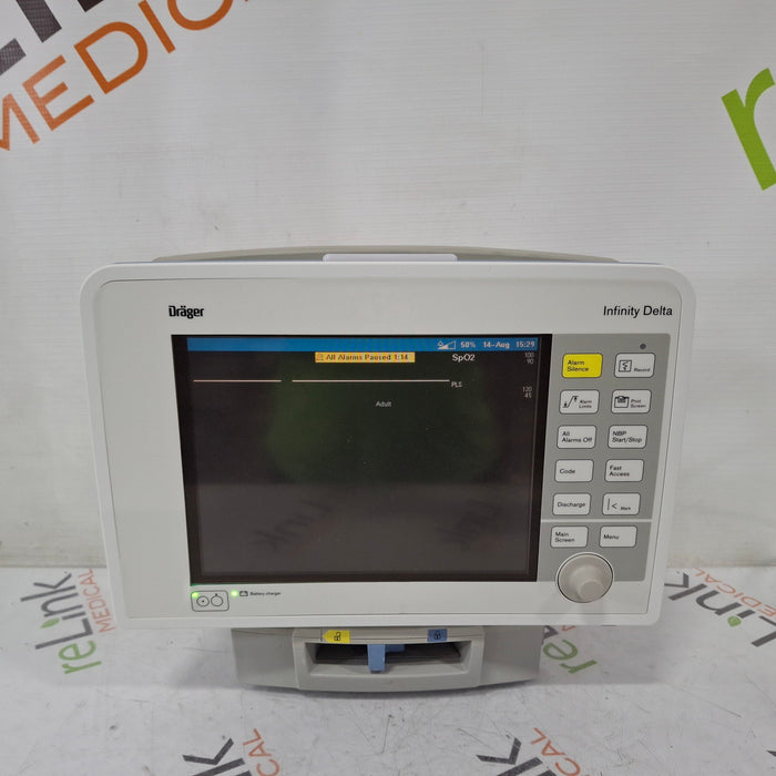 Draeger Medical Infinity Delta Patient Monitor