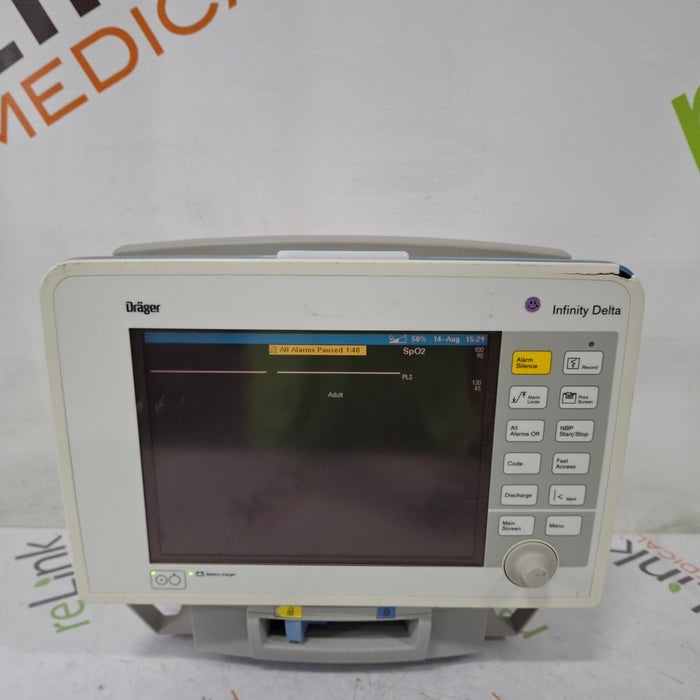 Draeger Medical Infinity Delta Patient Monitor