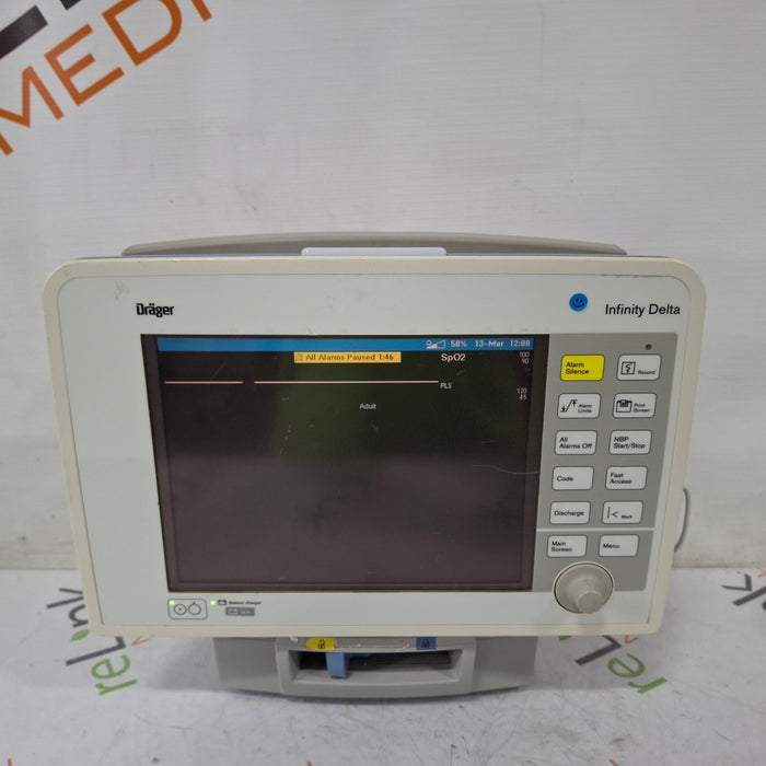 Draeger Medical Infinity Delta Patient Monitor