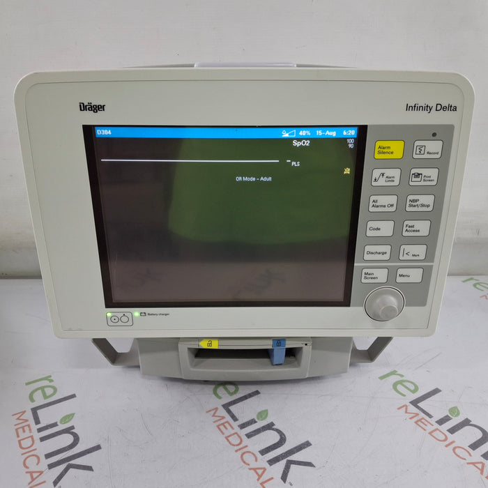 Draeger Medical Infinity Delta Patient Monitor