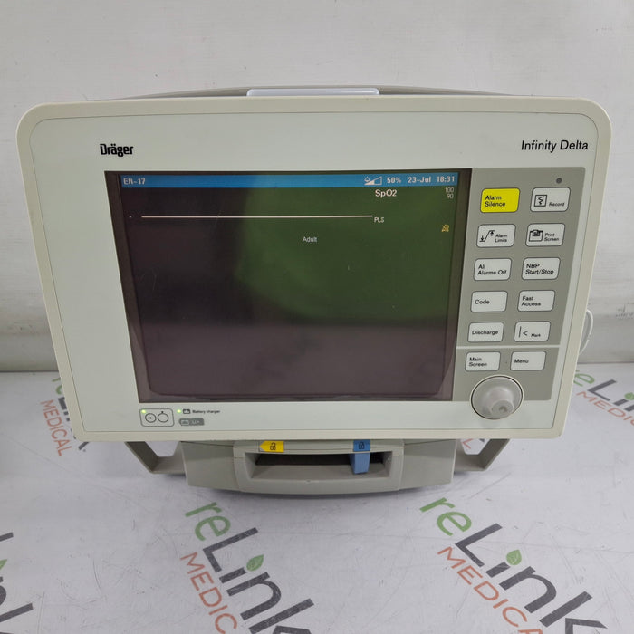 Draeger Medical Infinity Delta Patient Monitor