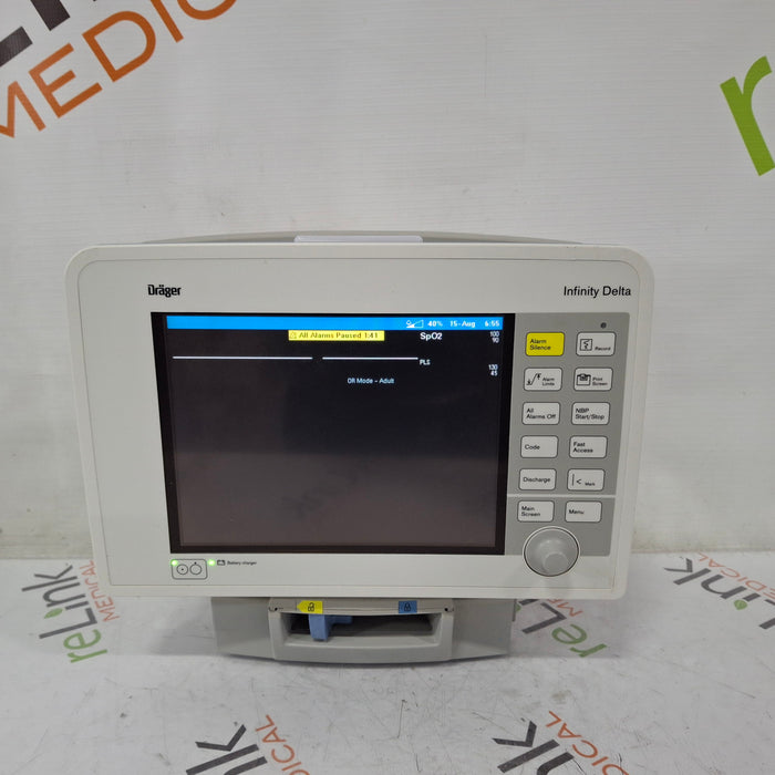 Draeger Medical Infinity Delta Patient Monitor