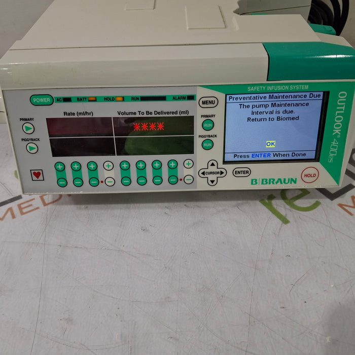 B. Braun Outlook 400ES Infusion Pump