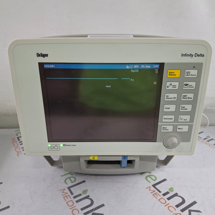 Draeger Medical Infinity Delta Patient Monitor