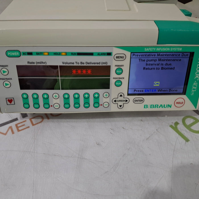 B. Braun Outlook 400ES Infusion Pump