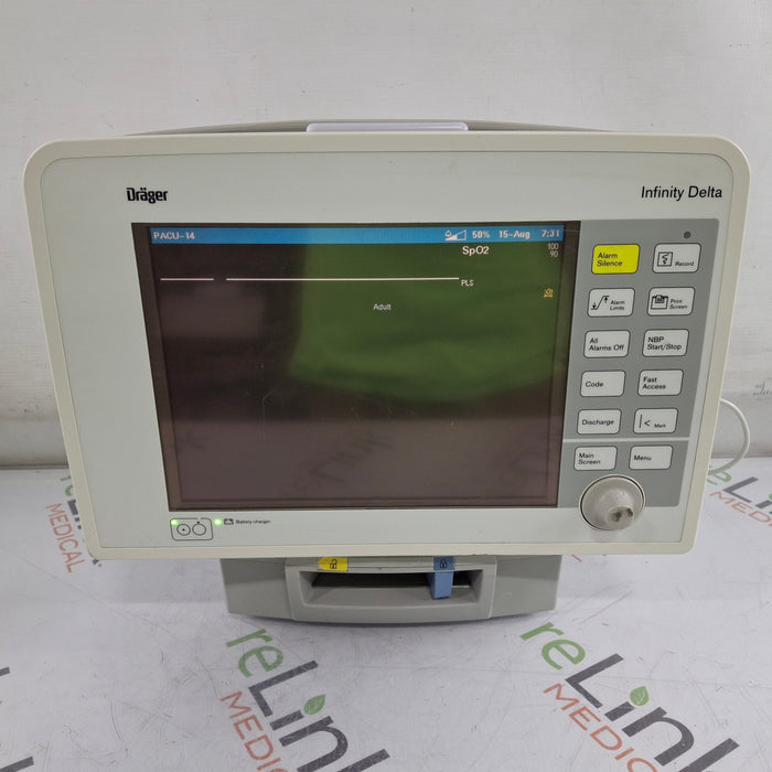 Draeger Medical Infinity Delta Patient Monitor