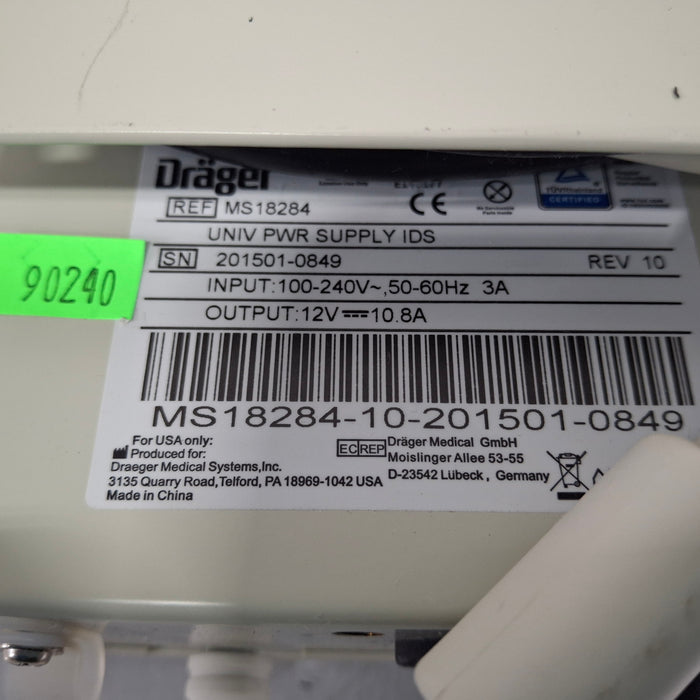 Draeger Medical MS18284 Universal Power Supply IDS