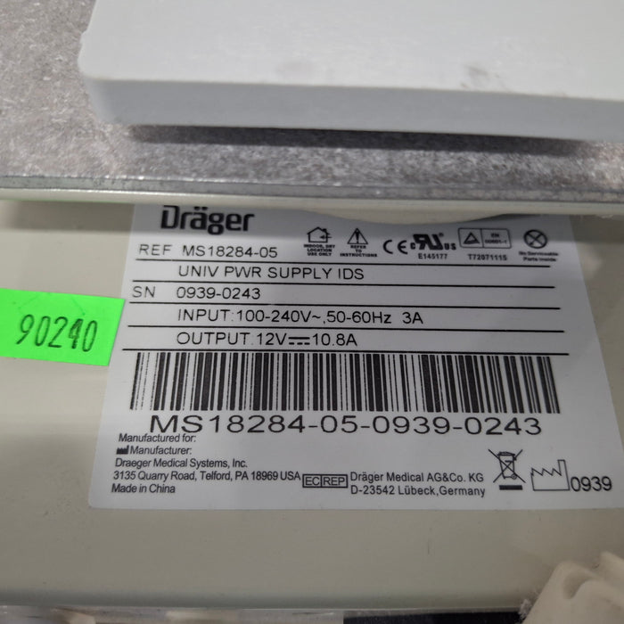 Draeger Medical MS18284 Universal Power Supply IDS