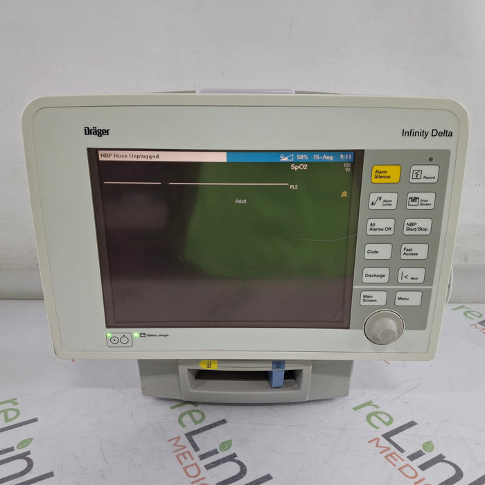 Draeger Medical Infinity Delta Patient Monitor