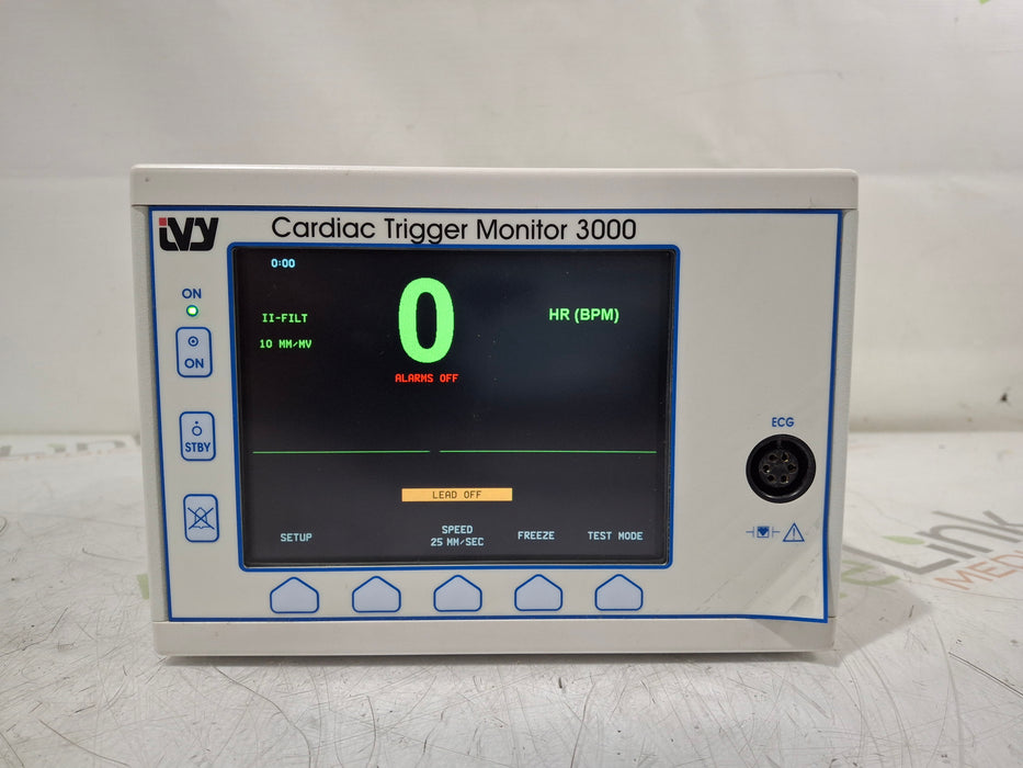 Ivy Biomedical Cardiac Trigger 3000 Patient Monitor