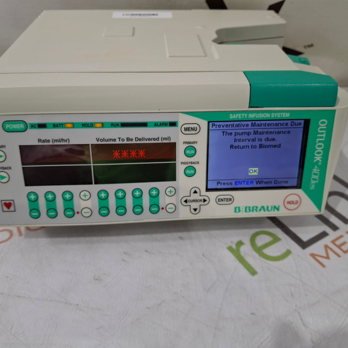 B. Braun Outlook 400ES Infusion Pump