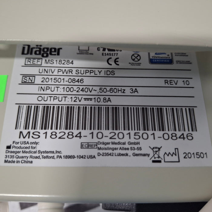 Draeger Medical MS18284 Universal Power Supply IDS