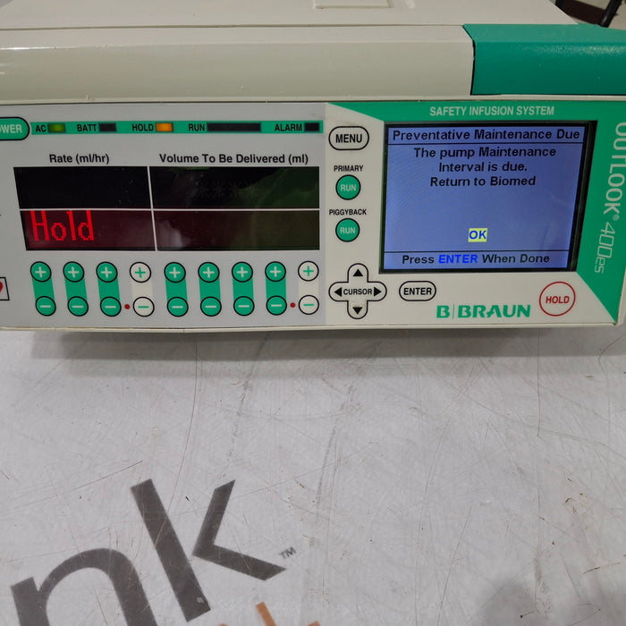 B. Braun Outlook 400ES Infusion Pump