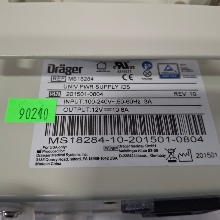 Draeger Medical MS18284 Universal Power Supply IDS