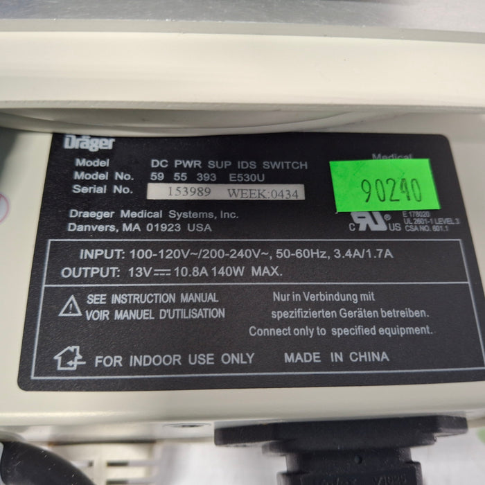 Siemens DC PWR SUP Draeger Infinity Docking Station Power Supply