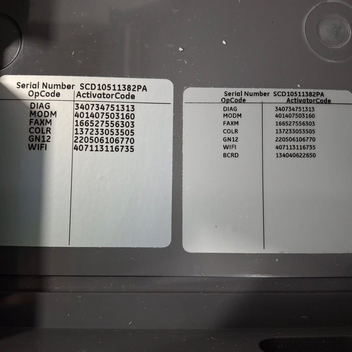 GE Healthcare MAC 5500 with CAM Module ECG System