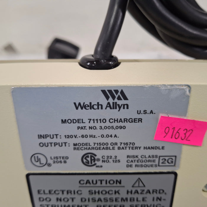 Welch Allyn 71110 3.5V Desk Charger