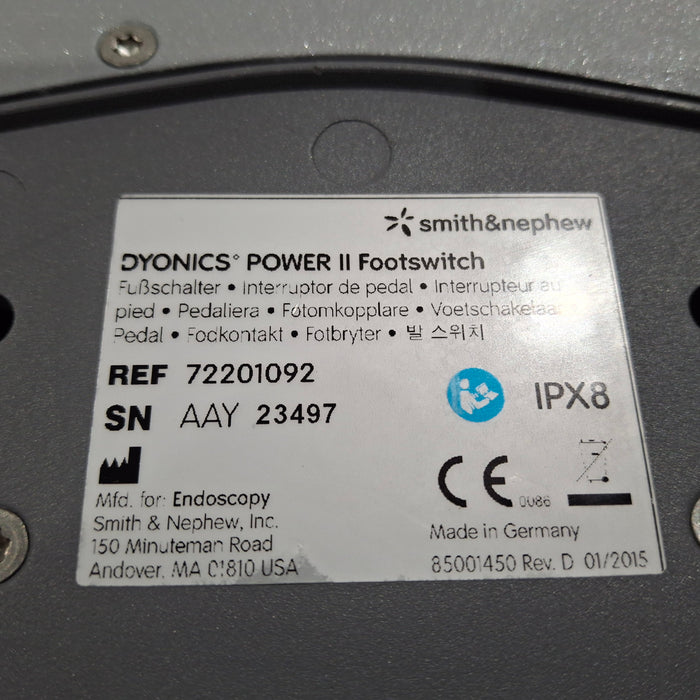 Smith & Nephew Dyonics Power II Shaver Control Unit