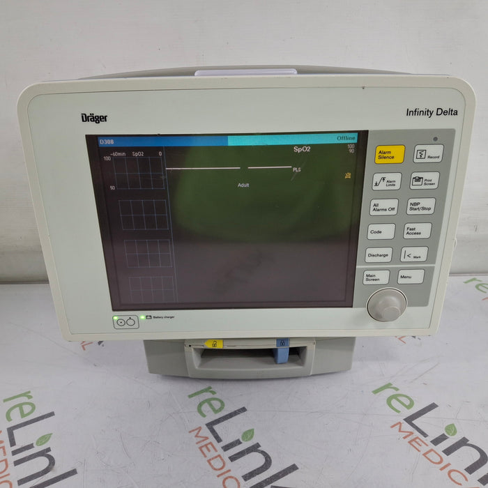 Draeger Medical Infinity Delta Patient Monitor