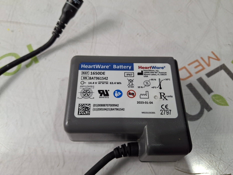 Advantech USA 1650DE HeartWare Battery