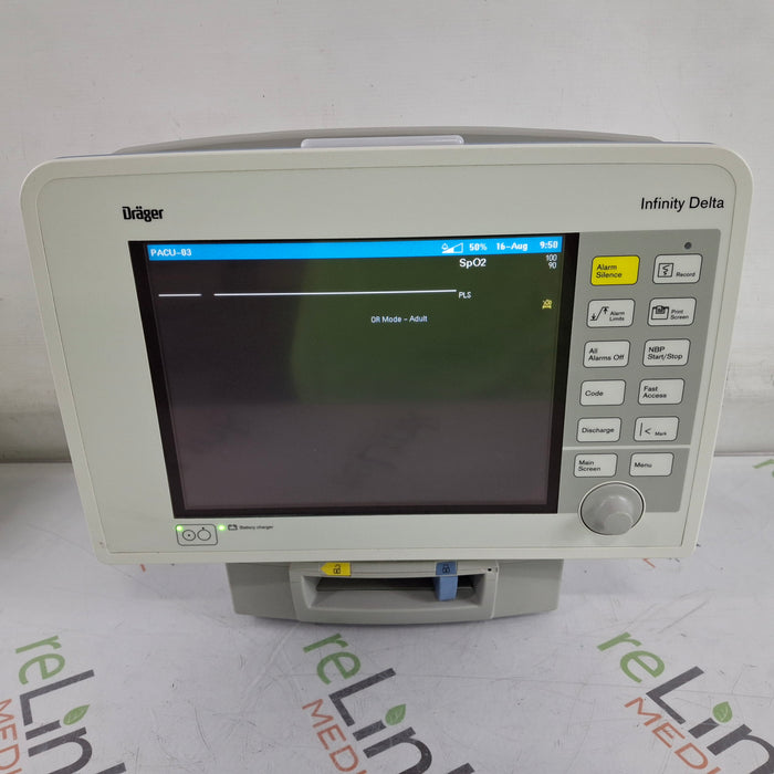 Draeger Medical Infinity Delta Patient Monitor