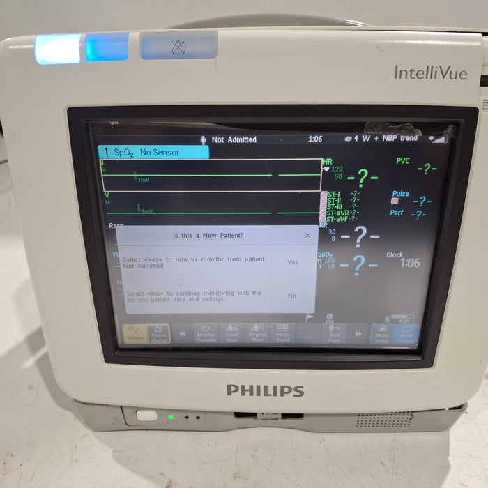 Philips Intellivue MP5 - ECG, Fast SpO2, NIBP Patient Monitor