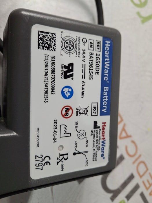 Advantech USA 1650DE HeartWare Battery