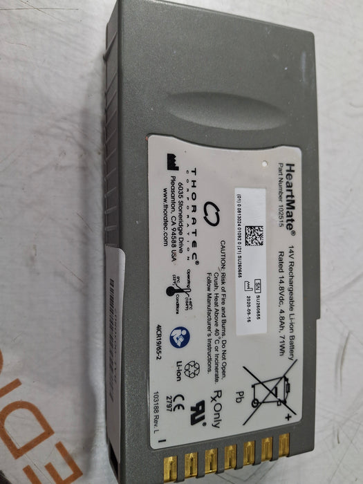 Thoratec Hearmate 102515 14V Rechargeable Li-ion Battery