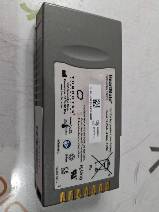 Thoratec Hearmate 102515 14V Rechargeable Li-ion Battery