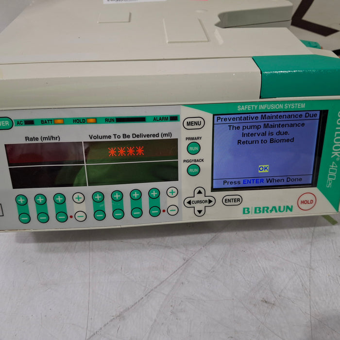 B. Braun Outlook 400ES Infusion Pump