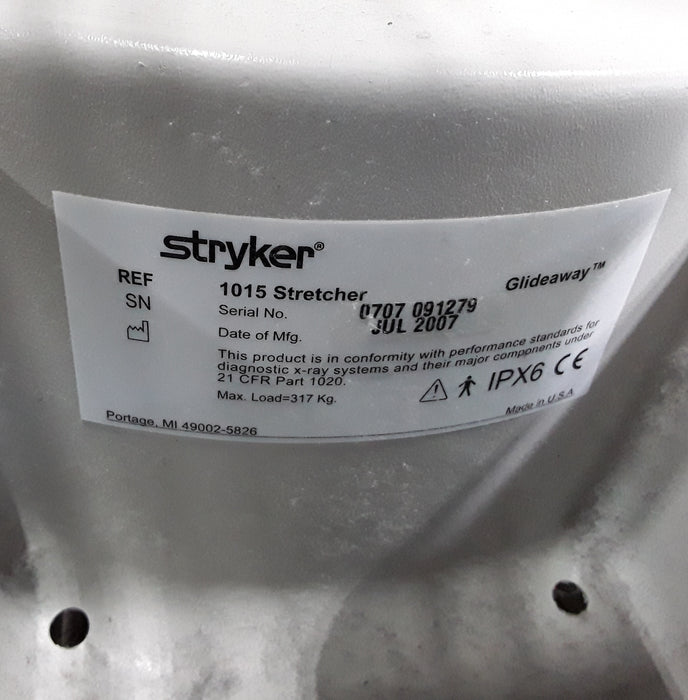 Stryker 1015 Big Wheel Glideaway Stretcher