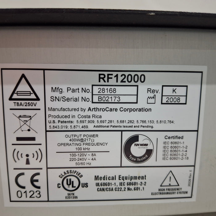 ArthroCare Corporation Quantum 2 Electrosurgical Unit