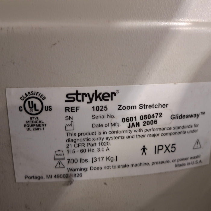 Stryker 1025 Zoom Stretcher