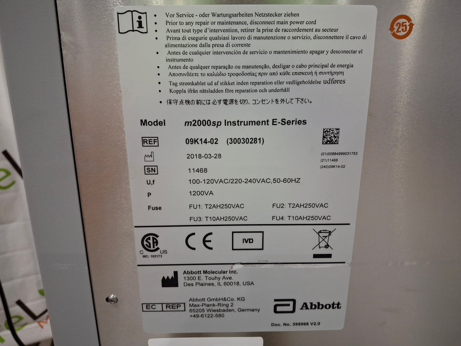 Abbott M2000 SP Nucleic Acid Extractor