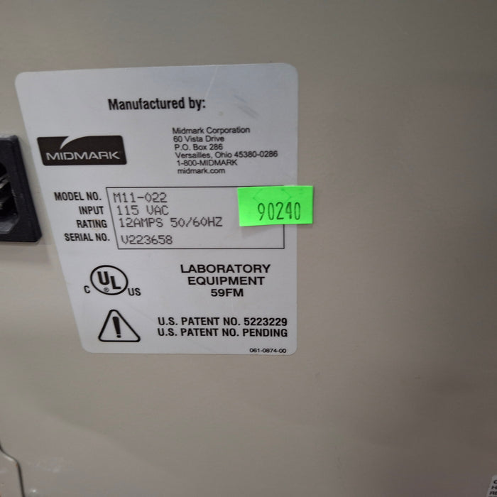 Midmark M11-022 UltraClave Autoclave Sterilizer