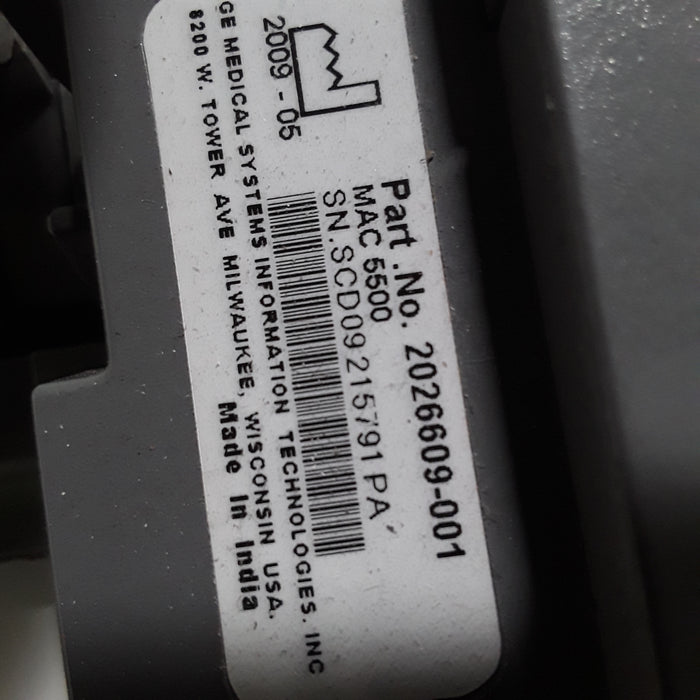 GE Healthcare MAC 5500 without CAM Module ECG System