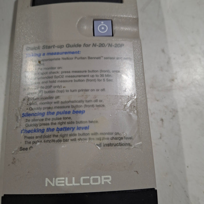 Nellcor N-20E Handheld Pulse Oximeter