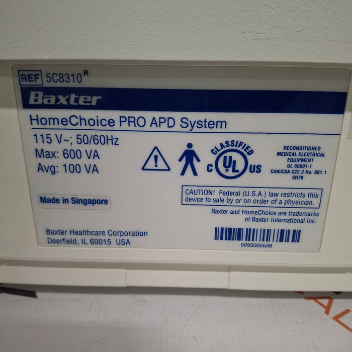 Baxter HomeChoice Pro APD Automated PD Dialysis System