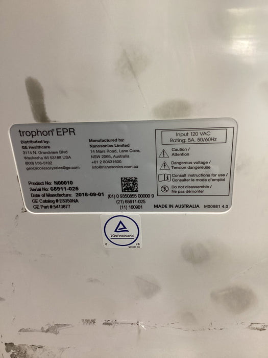 NanoSonics Trophon EPR High Level Disinfection