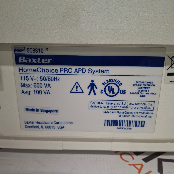 Baxter HomeChoice Pro APD Automated PD Dialysis System