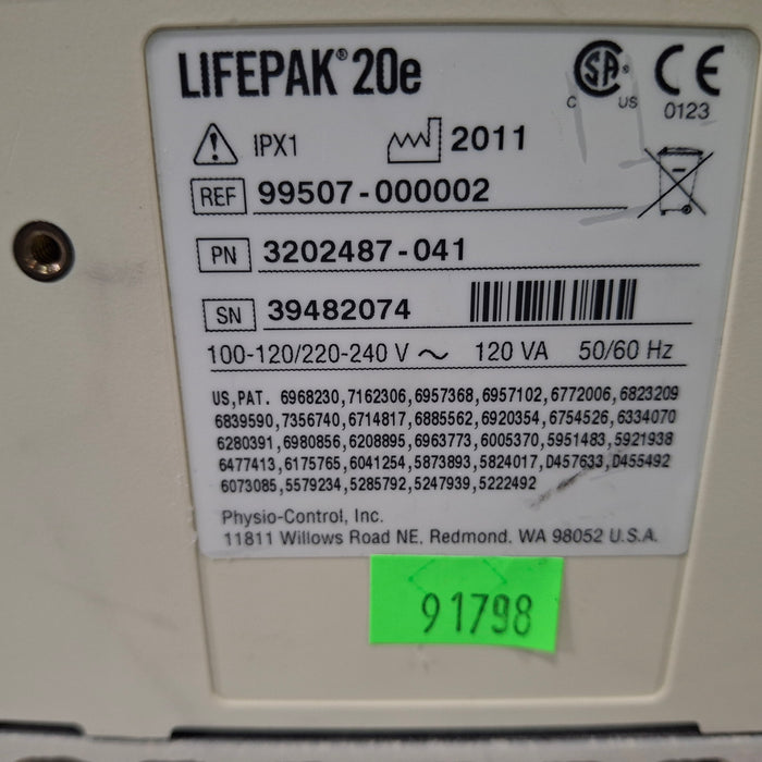 Physio-Control LifePak 20e Defibrillator