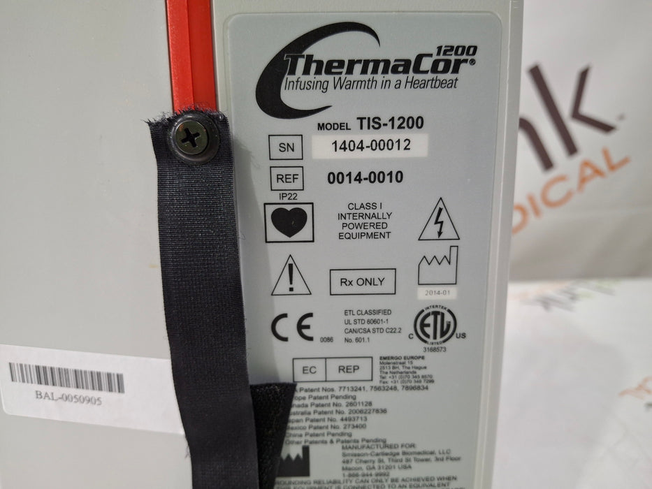 ThermaCor TIS-1200 Rapid-Infusor