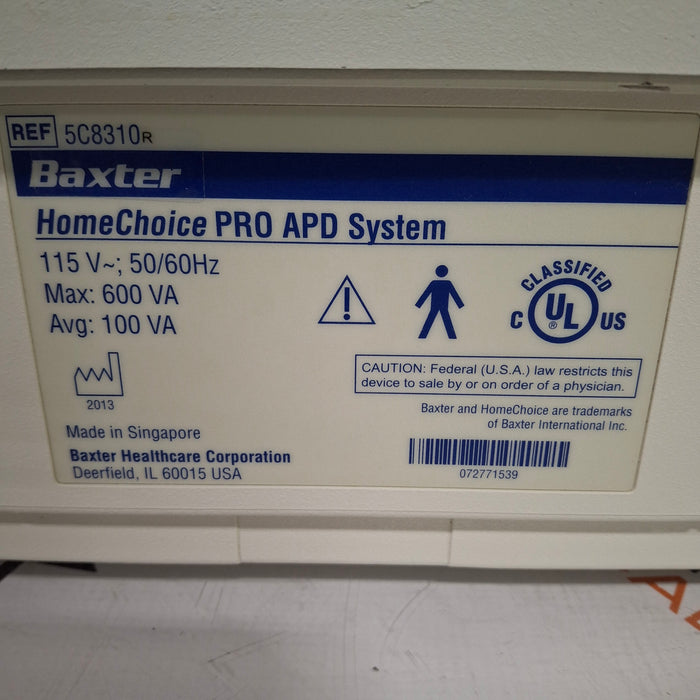 Baxter HomeChoice Pro APD Automated PD Dialysis System