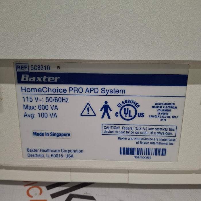 Baxter HomeChoice Pro APD Automated PD Dialysis System