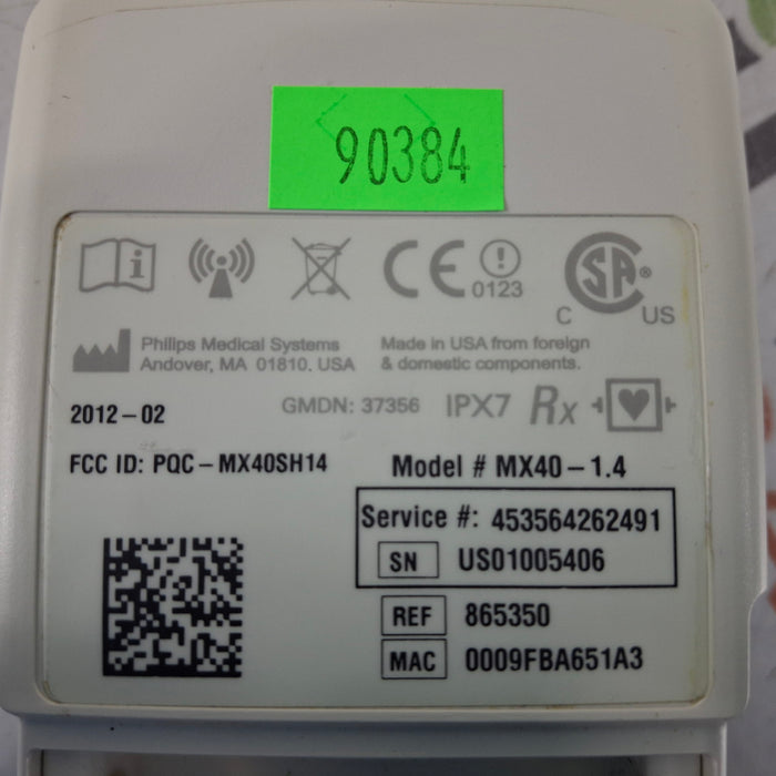 Philips MX40 1.4 ECG 865350 Telemetry Transmitter