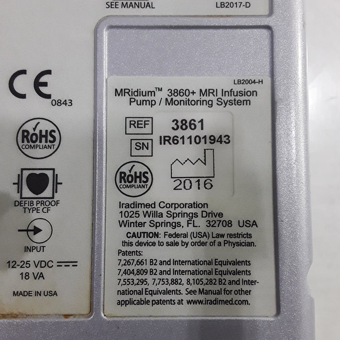 Iradimed MRidium 3860+ MRI Infusion Pump